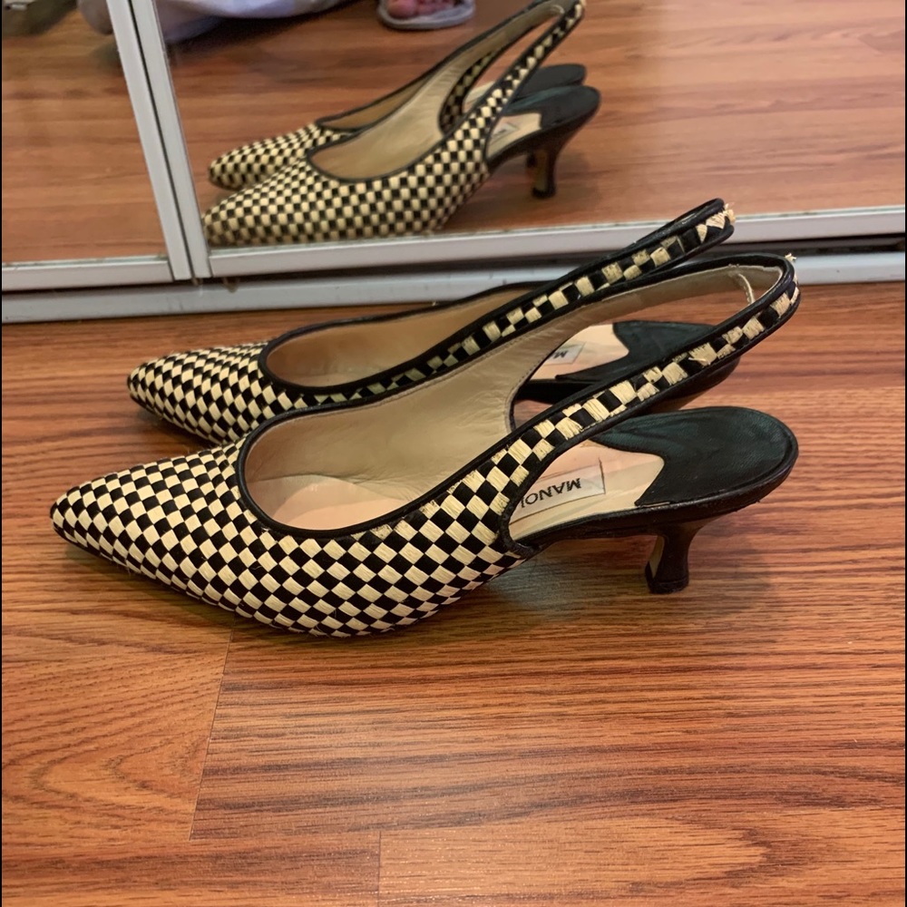 Manolo Blahnik kitten heels
